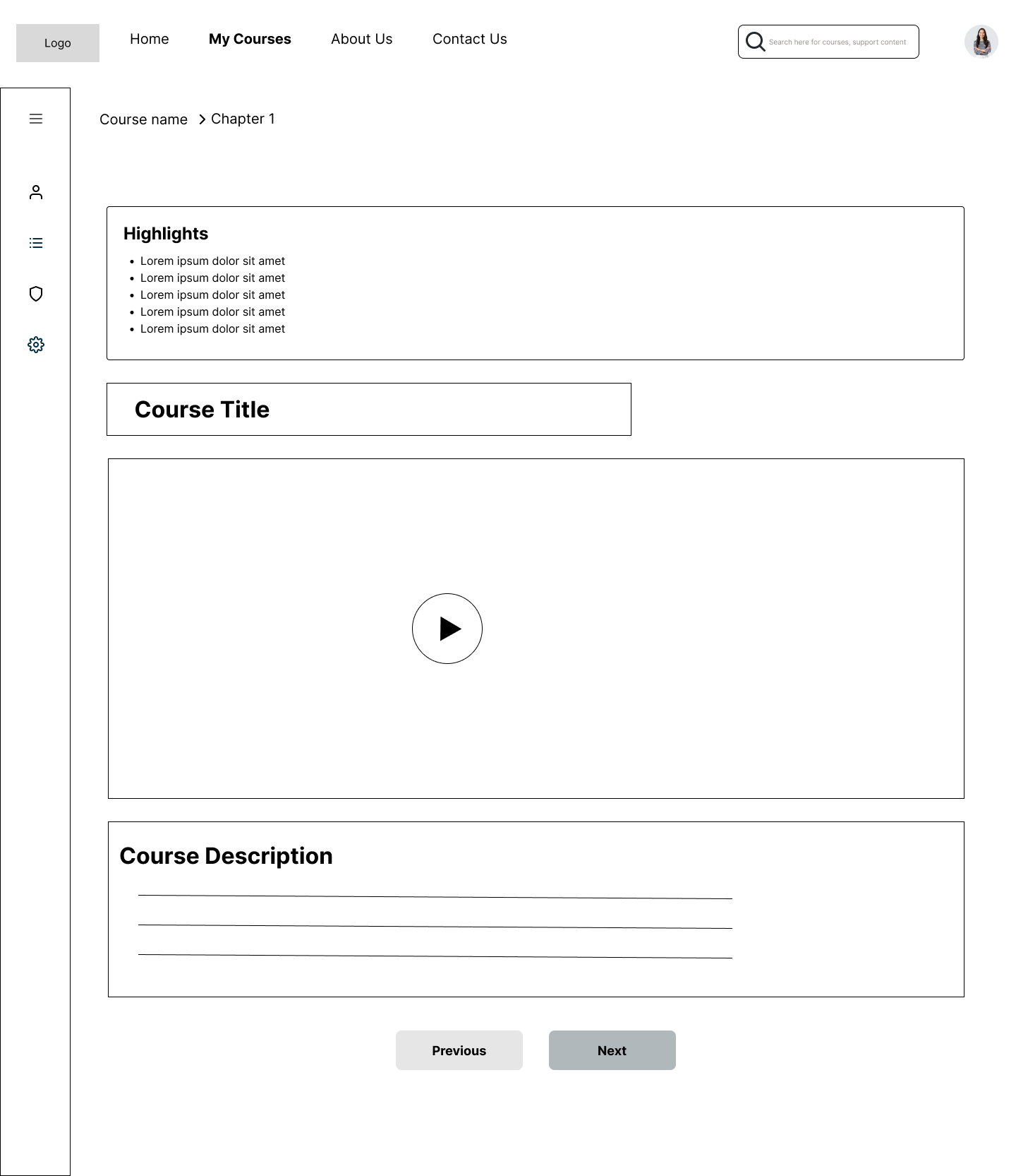 Volunteer Experience - Dashboard